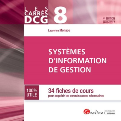 Picture of carrés dcg 8 - systèmes d'information de gestion - 4ème édition