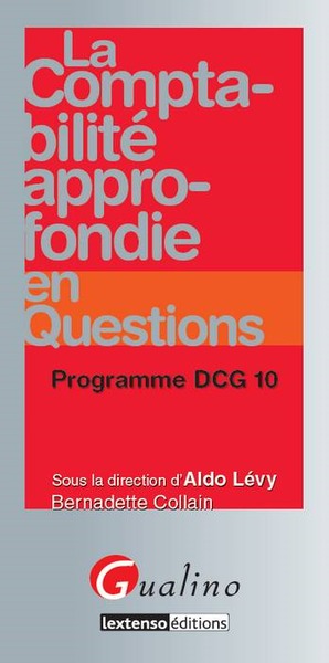 Image de la comptabilité approfondie en questions - programme dcg 10