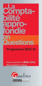 Image de la comptabilité approfondie en questions - programme dcg 10