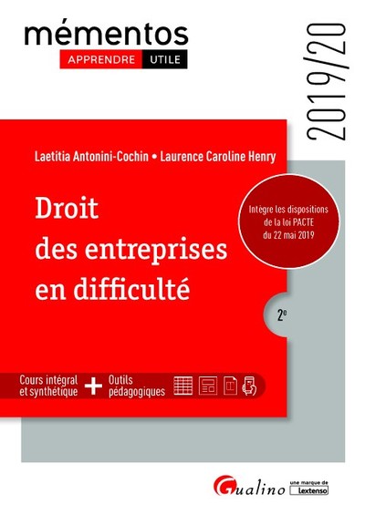Image de Droit des entreprises en difficulté