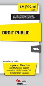 Picture of DROIT PUBLIC 2016 - 3EME EDITION