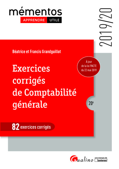 Picture of Exercices corrigés de Comptabilité générale