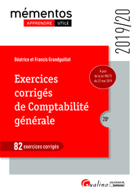 Picture of Exercices corrigés de Comptabilité générale