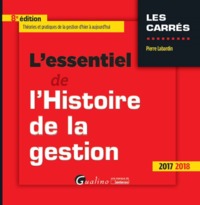Picture of L'ESSENTIEL DE L'HISTOIRE DE LA GESTION 8EME EDITION