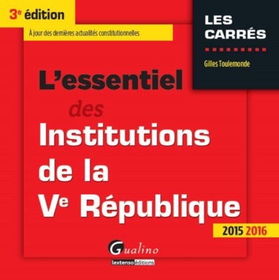 Image de L'essentiel des institutions de la Ve République