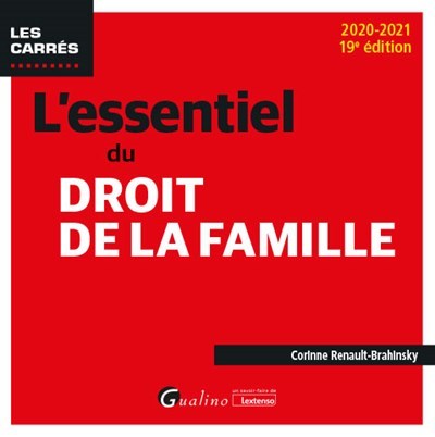 Image de L'essentiel du droit de la famille
