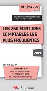 Picture of 250 ECRITURES COMPTABLES LES PLUS FREQUENTES 2019