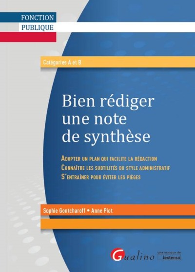 Image de BIEN REDIGER UNE NOTE DE SYNTHESE : ASPECTS REDACTIONNELS