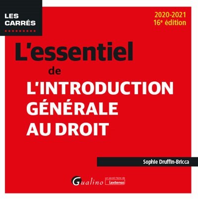 Picture of L'essentiel de l'introduction générale au droit