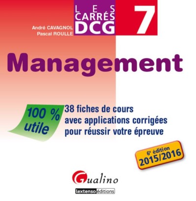 Picture of Management 38 fiches de cours avec applications corrigées pour réussir votre épreuve