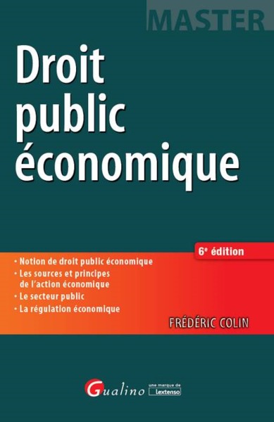 Picture of DROIT PUBLIC ÉCONOMIQUE 6EME EDITION