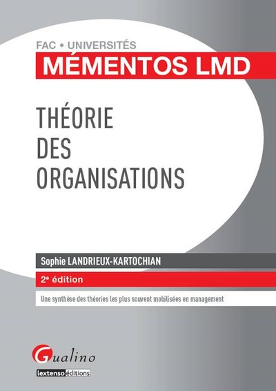 Image de THÉORIE DES ORGANISATIONS - 2ÈME ÉDITION