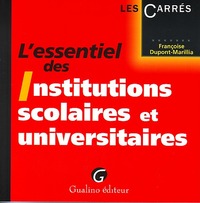 Picture of l'essentiel des institutions scolaires et universitaires