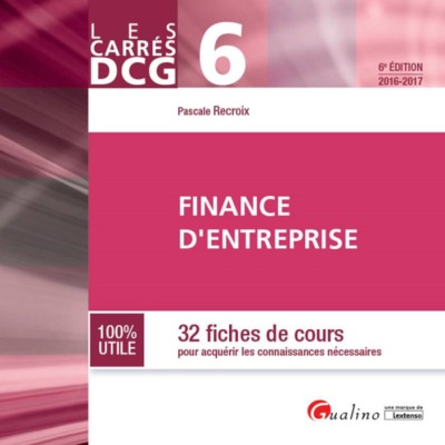 Picture of CARRÉS DCG 6 - FINANCE D'ENTREPRISE - 6ÈME ÉDITION
