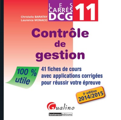 Picture of CARRÉS DCG 11 - CONTRÔLE DE GESTION - 4ÈME ÉDITION