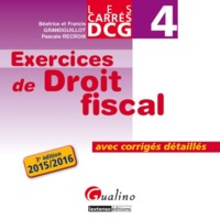 Picture of CARRÉS EXOS DCG 4 - DROIT FISCAL - 3ÈME ÉDITION