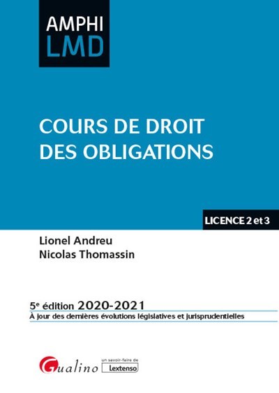 Image de Cours de droit des obligations