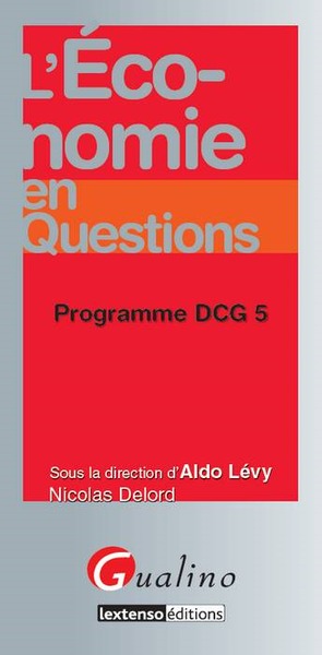 Picture of l'économie en questions - programme dcg 5