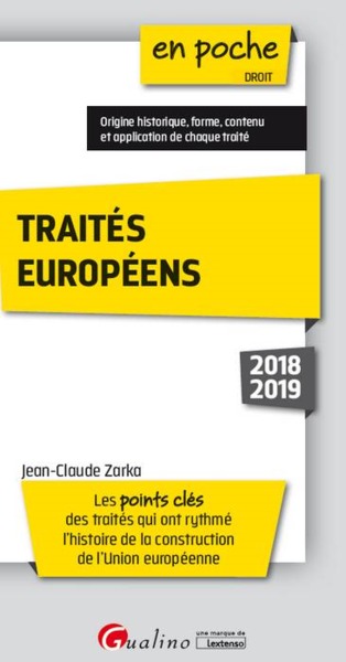 Picture of TRAITES EUROPEENS - 5EME EDITION