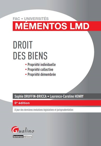 Picture of DROIT DES BIENS