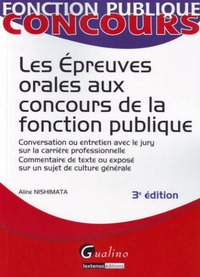 Picture of les épreuves orales aux concours de la fonction publique - 3ème édition