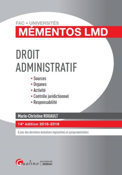 Picture of DROIT ADMINISTRATIF - 14EME EDITION
