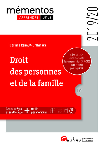 Picture of Droit des personnes et de la famille
