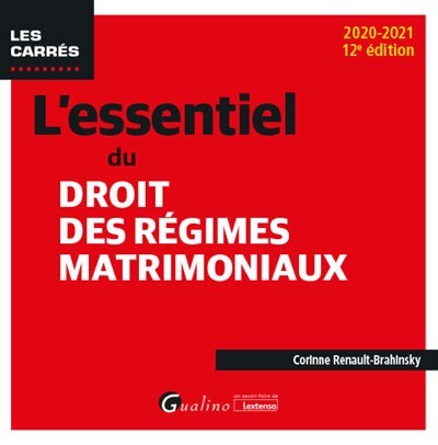 Image de L'essentiel du droit des régimes matrimoniaux
