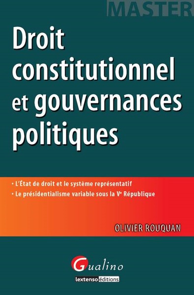 Picture of droit constitutionnel et gouvernances politiques
