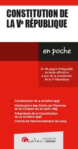 Picture of Constitution de la Ve République
