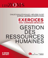 Picture of EXERCICES AVEC CORRIGÉS DÉTAILLÉS DE GESTION DES RESSOURCES HUMAINES - 8ÈME ÉDIT