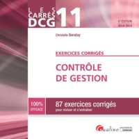 Picture of DCG 11 -EX CORRIGES - CONTROLE DE GESTION - 5EME EDITION