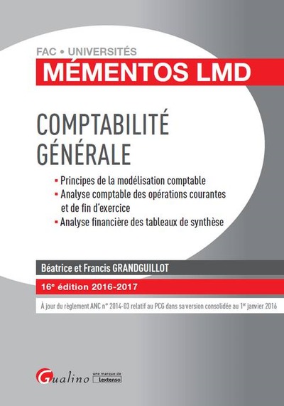 Picture of COMPTABILITÉ GÉNÉRALE 2016-2017 - 16ÈME ÉDITION