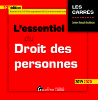 Picture of L'essentiel du Droit des personnes
