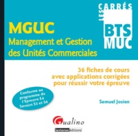 Picture of CARRÉS BTS - MUC - MANAGEMENT ET GESTION DES UNITÉS COMMERCIALES (MGUC) - EPREUV