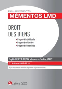 Picture of DROIT DES BIENS 7EME EDITION