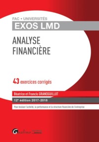 Picture of ANALYSE FINANCIERE - 42 EXERCICES CORRIGES 12EME EDITION