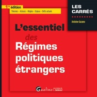 Picture of L'ESSENTIEL DES RÉGIMES POLITIQUES ÉTRANGERS