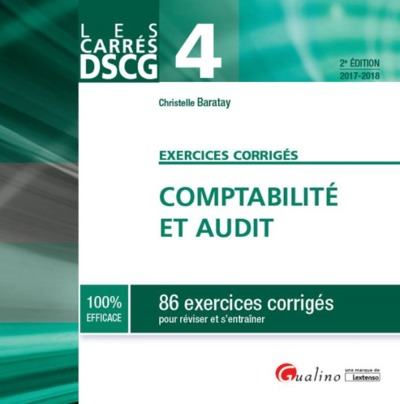 Picture of DSCG 4 - EXERCICES CORRIGÉS - COMPTABILITÉ ET AUDIT 2EME EDITION