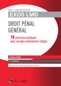 Picture of EXOS LMD. EXERCICES CORRIGES DE DROIT PENAL