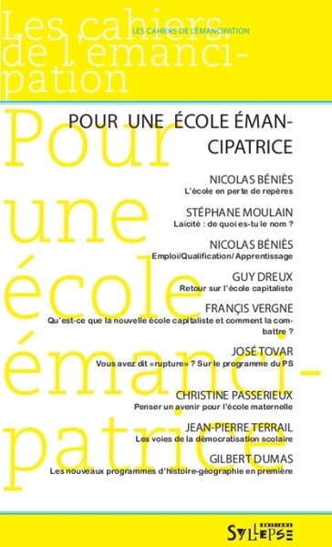 Image de POUR UNE ECOLE EMANCIPATRICE