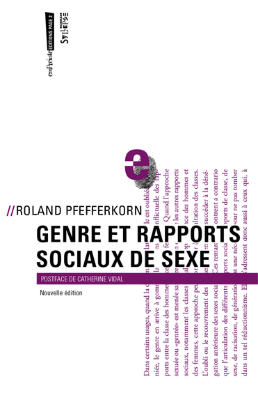 Image de GENRE ET RAPPORTS SOCIAUX DE SEXE
