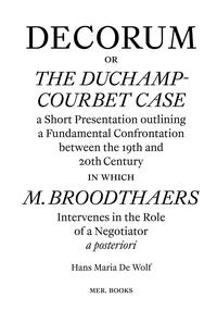 Image de Decorum, or The Duchamp-Courbet Case
