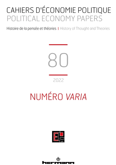 Image de Cahiers d'économie politique n°80