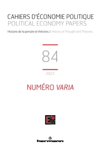 Picture of Cahiers d'économie politique n° 84