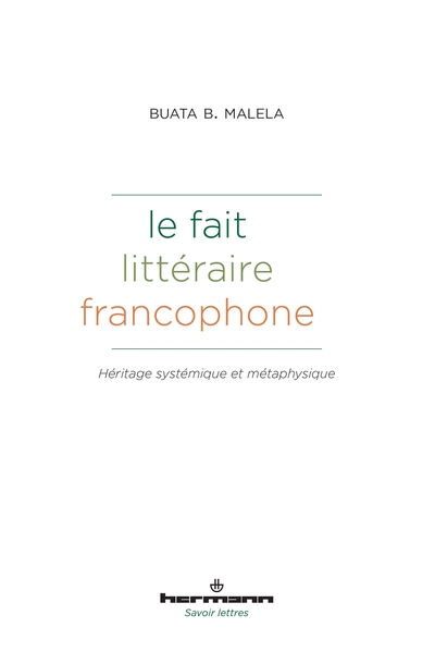 Picture of Le fait littéraire francophone
