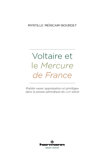 Image de Voltaire et le Mercure de France