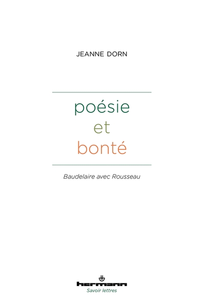 Picture of Poésie et bonté