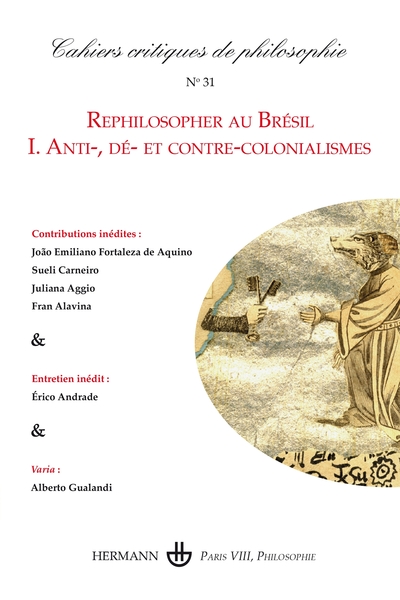 Image de Cahiers critiques de philosophie n°31