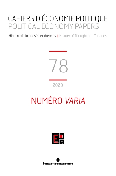 Picture of Cahiers d'économie politique n°78